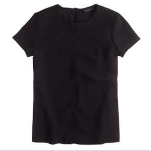 J.Crew Crepe Short Sleeve Top